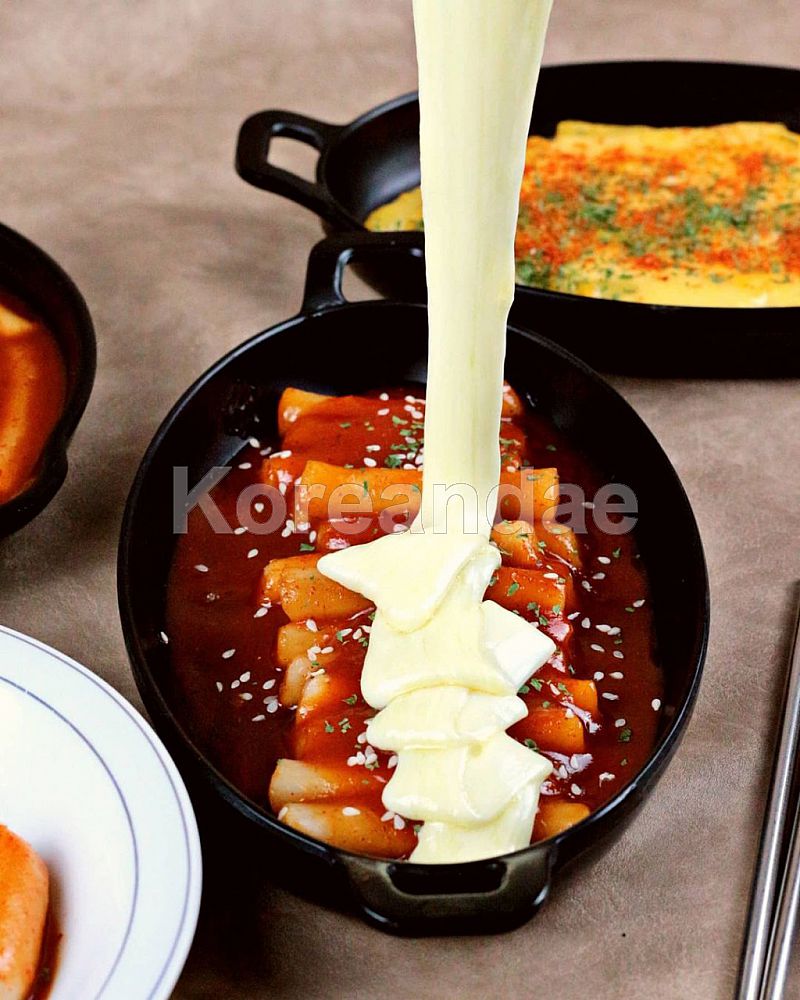 TTEOKBOKKI Mozarella Topokki Isi 10 (Frozen Food Korea HALAL)